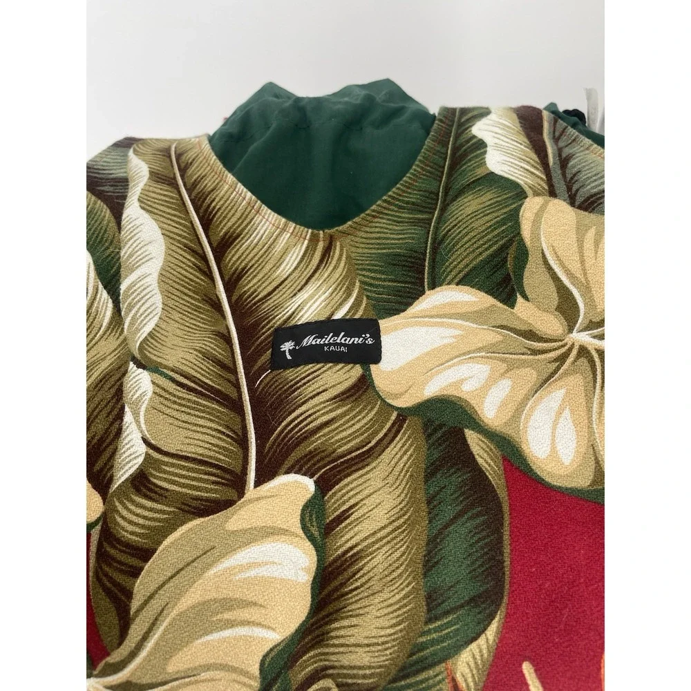 Mailelani's Kauai Handcrafted Hawaiian Handbag Purse-red And‎ Green - Picture 2 of 4